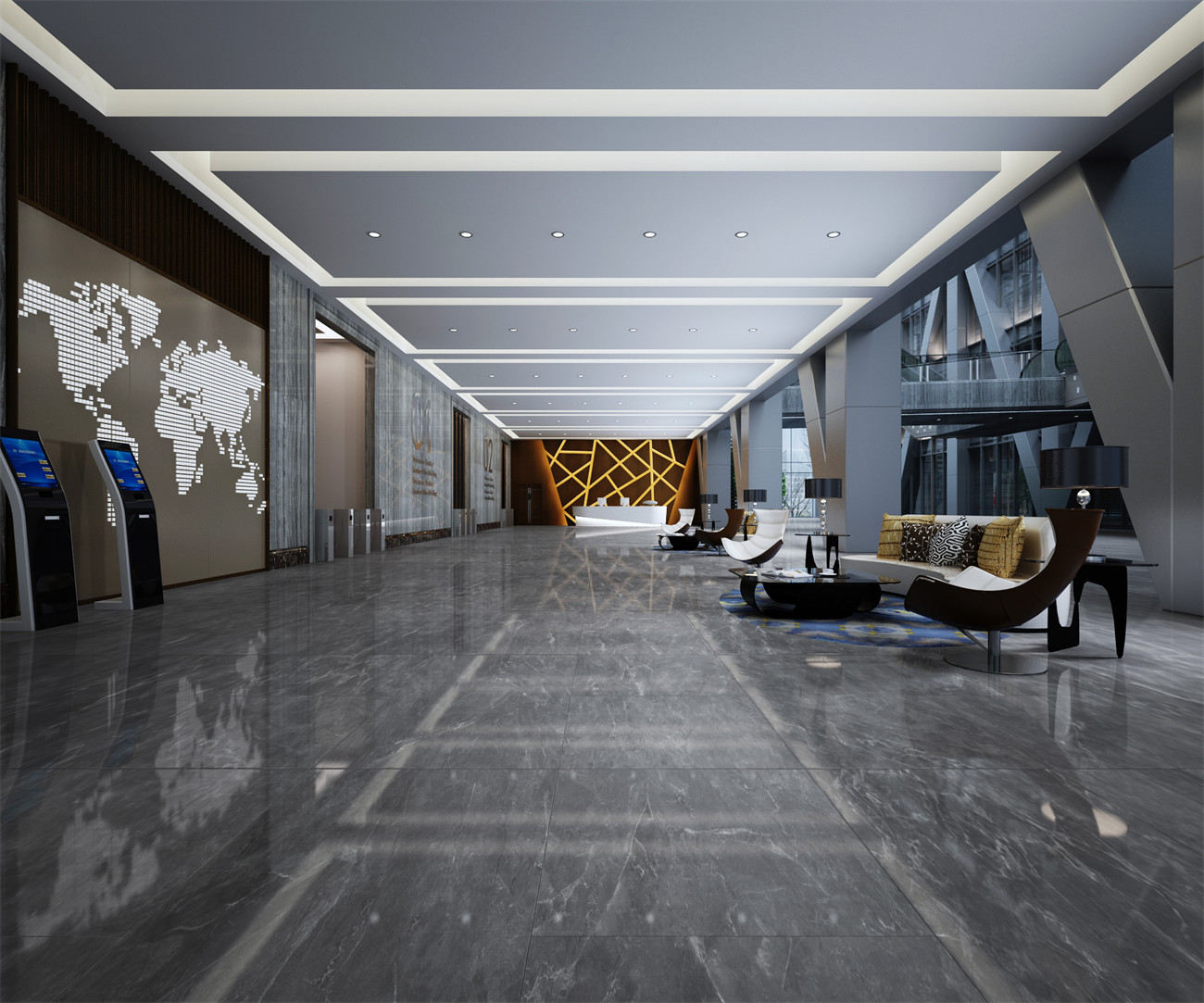 HR918P09A_連紋灰_6面_混鋪_效果圖