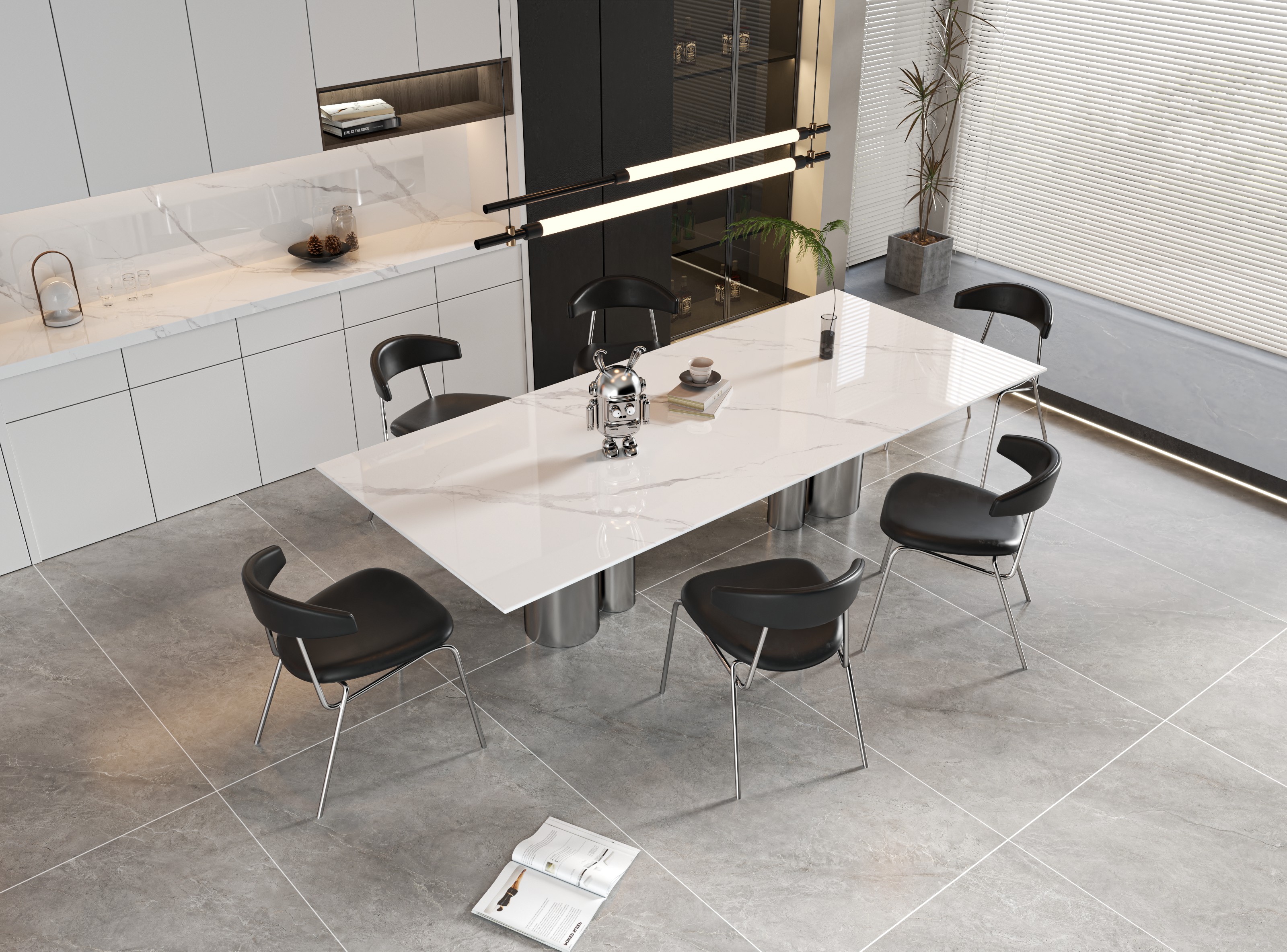 15S126501C-魚肚白-1面上下左右無限連紋__波_餐桌_[原始大小]