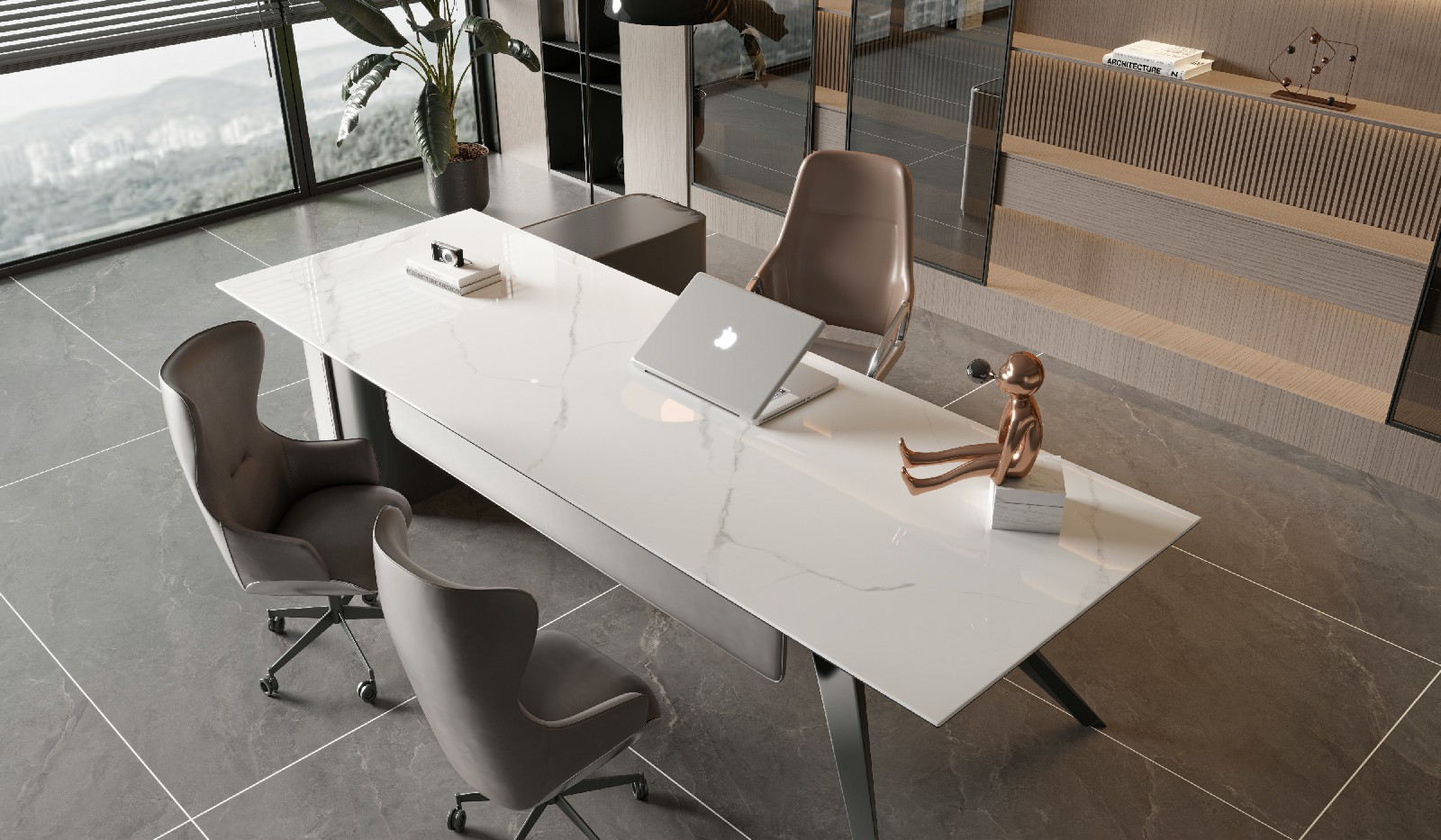 15S826757C-意大利魚肚白-1面混鋪_波_辦公桌