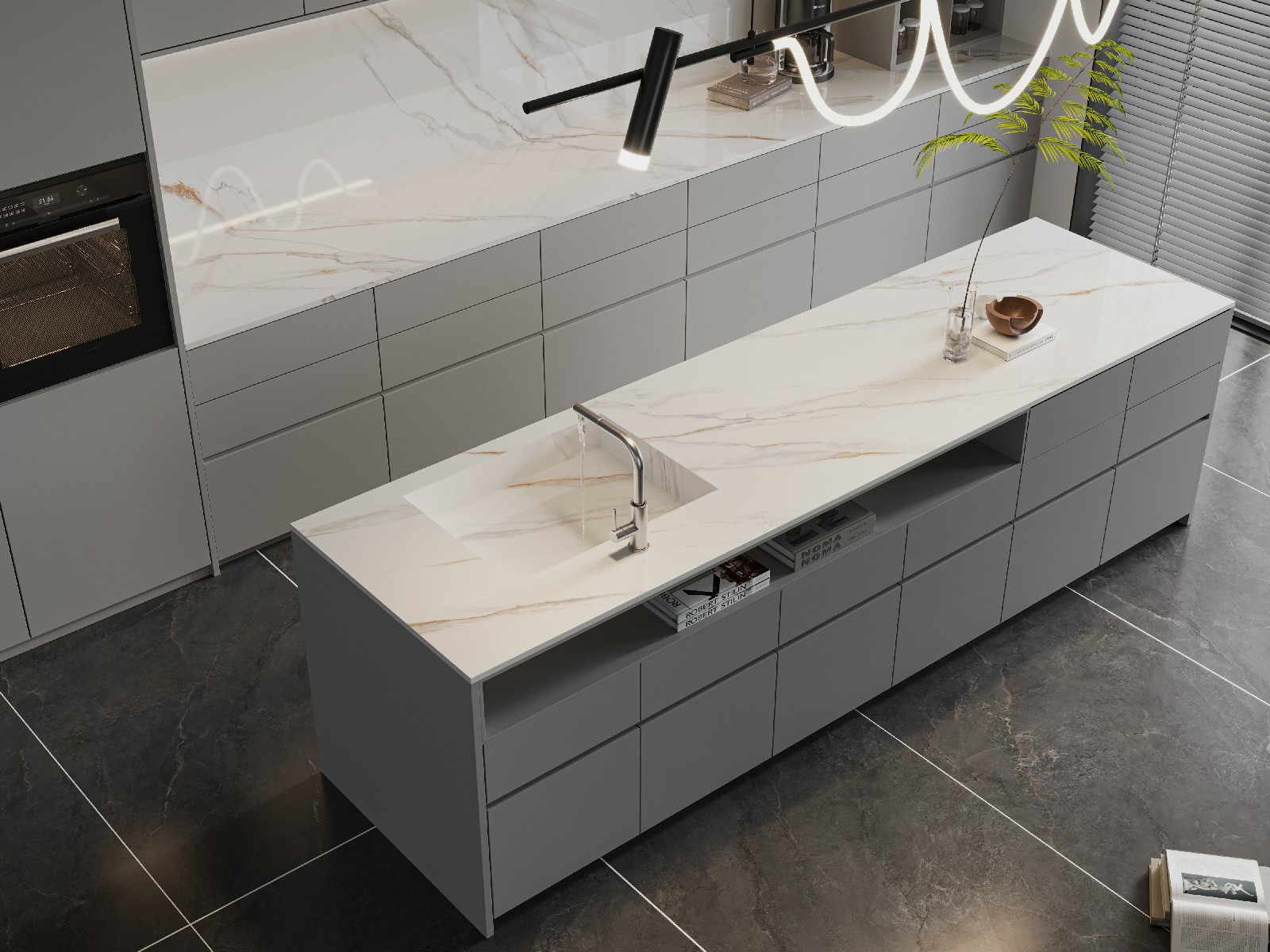 15S826756C-卡拉拉白-1面混鋪_波_廚房