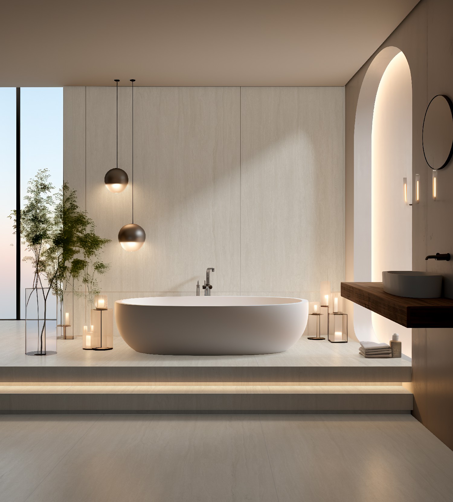 9Y124F66A-米黃洞石-3面混鋪_大圖