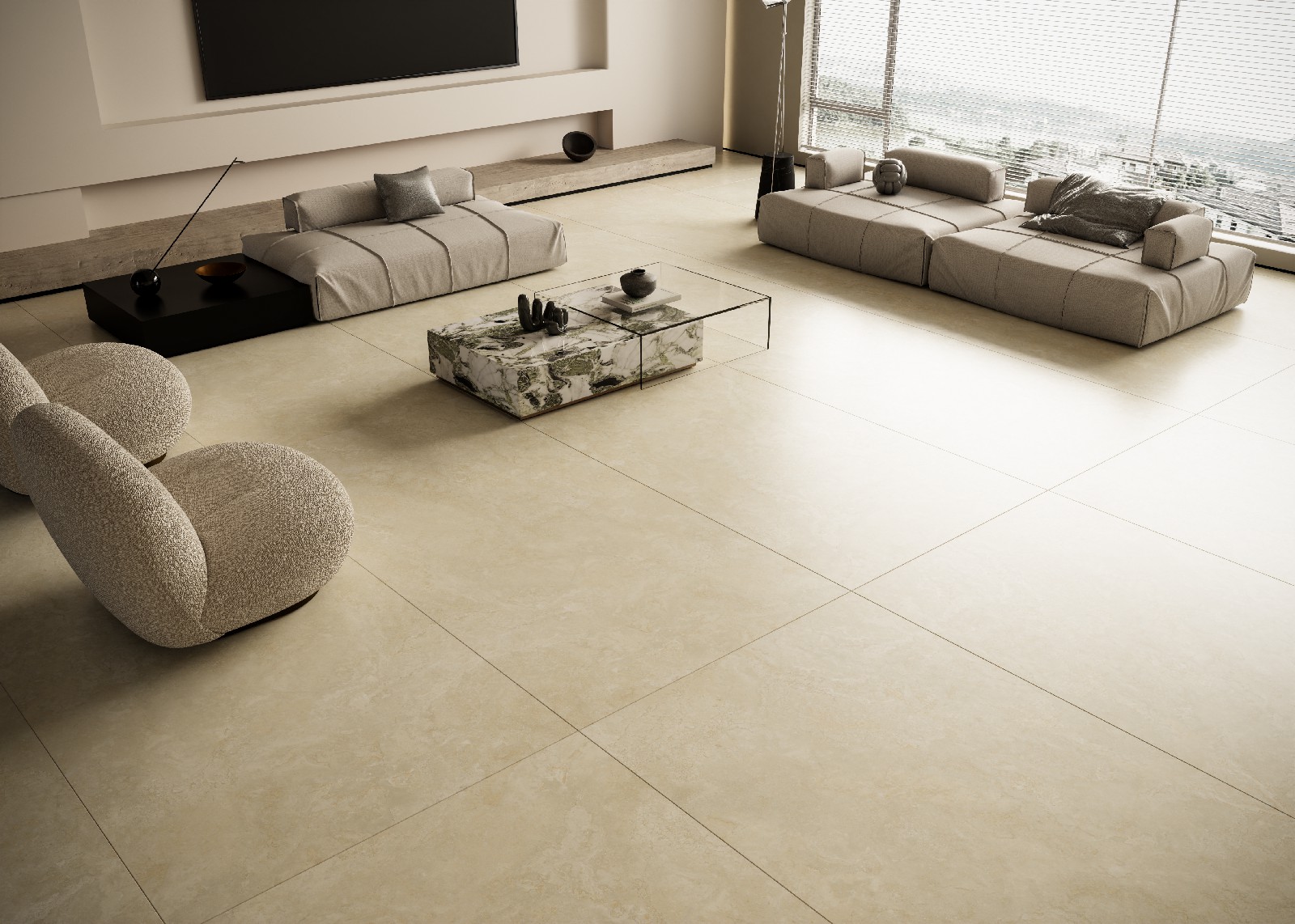 9V124026A-羅馬米黃-3面混鋪-Lukas