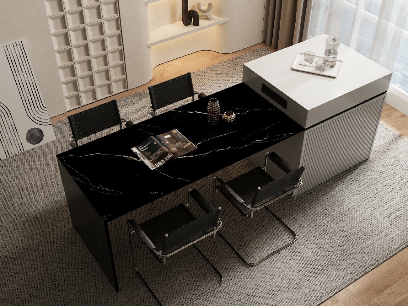 12Y1832120D-阿爾薩黑-1面上下左右連紋效