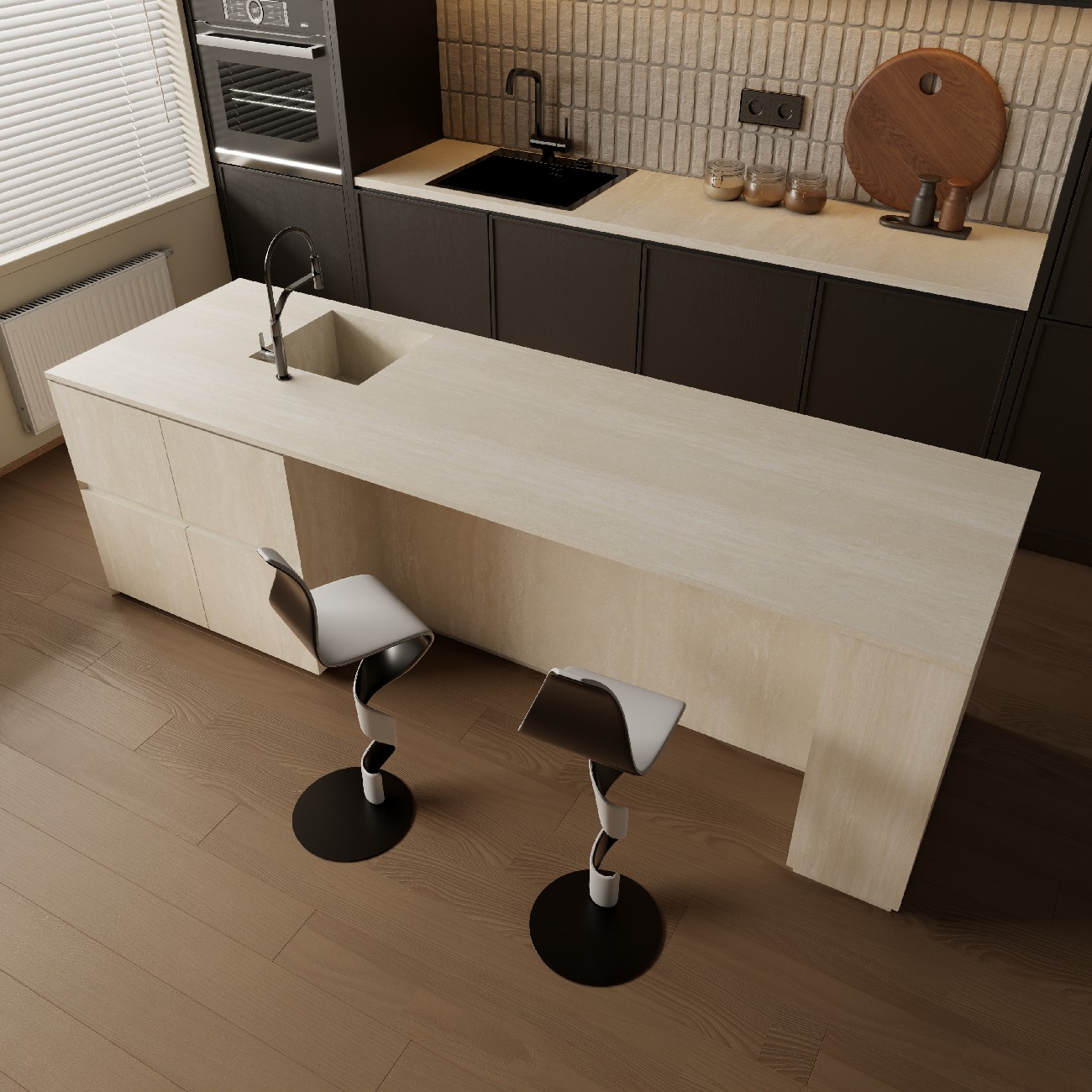 12Y1832112A-意大利米黃洞-1面混鋪效