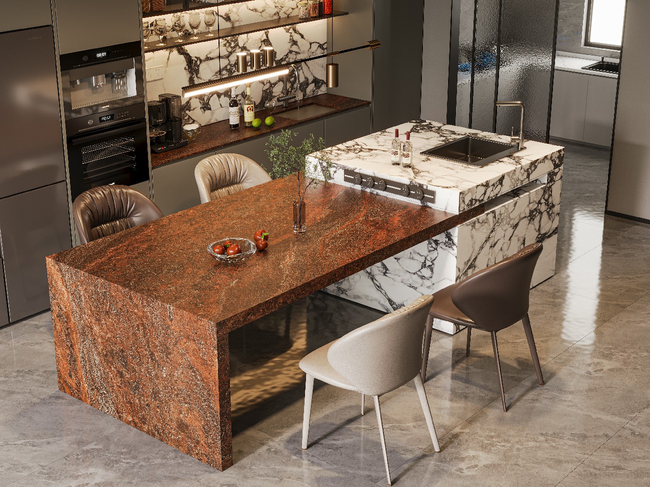 12Y1832116C-敦煌印象-深棕_1面混鋪_島臺(tái)_波