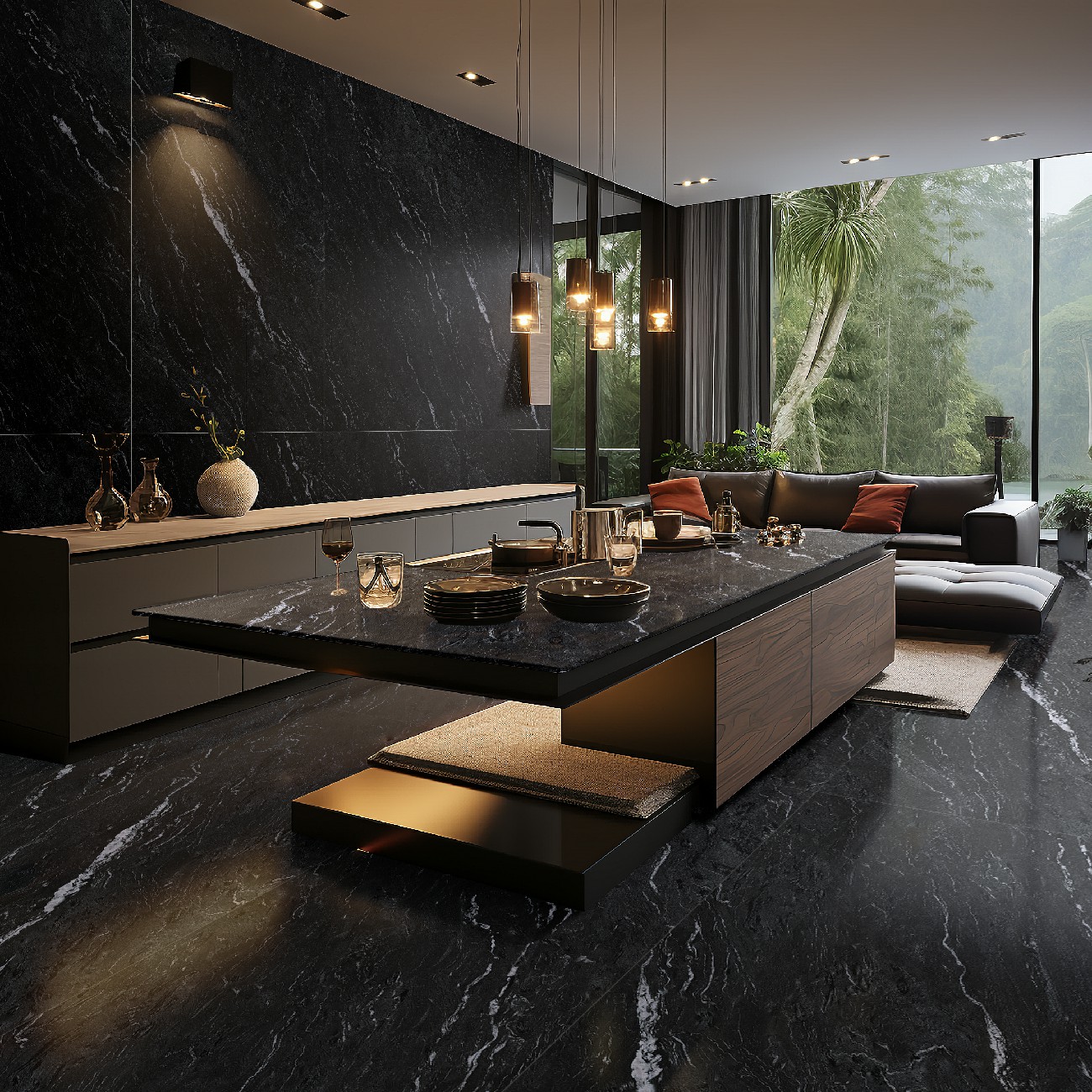 12M1632611D-古奇黑-1面混鋪效