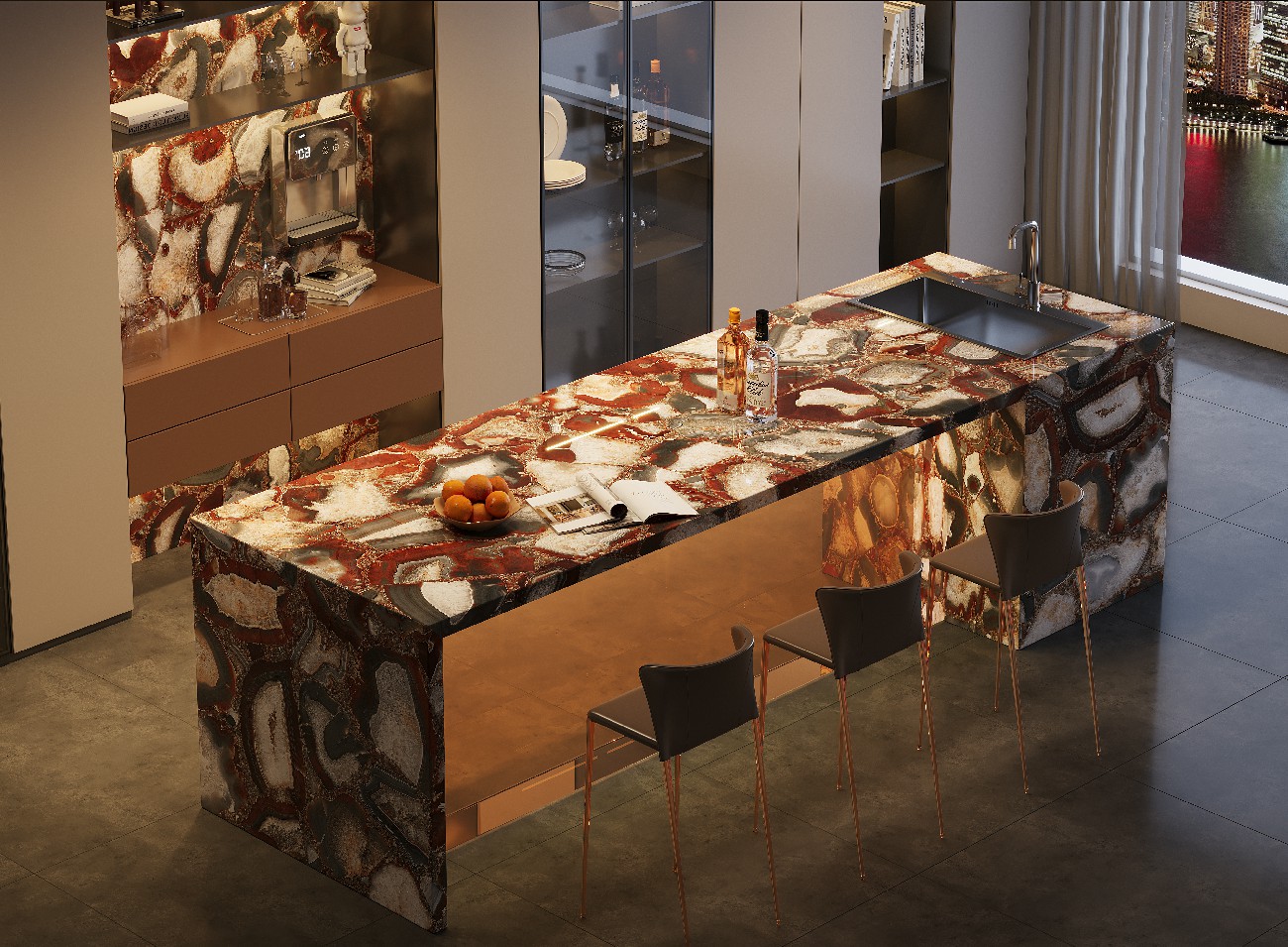 12S1832526C-紅瑪瑙-1面混鋪-波