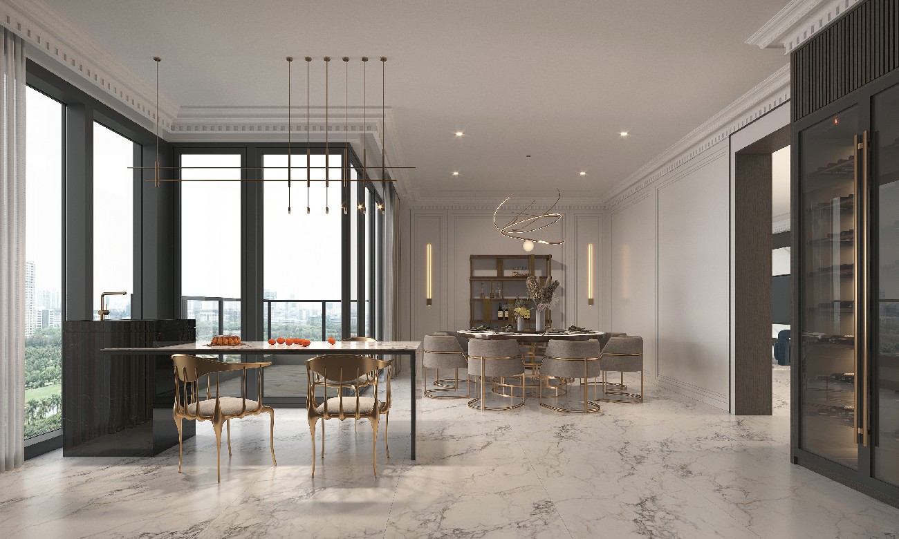 9V918702A-圣羅蘭白-4面混鋪效