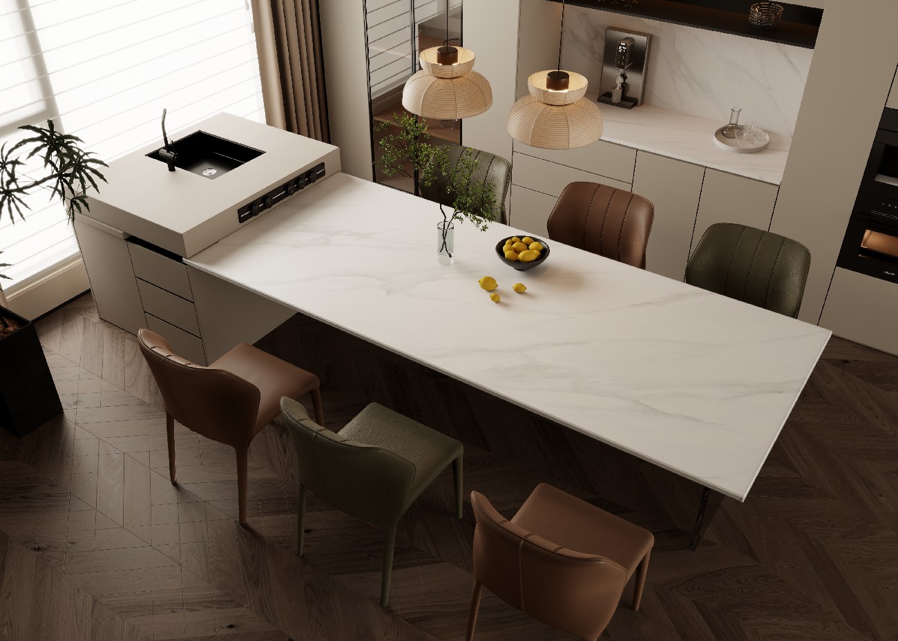 15Y1632453A-卡拉拉白-1面混鋪-Lukas