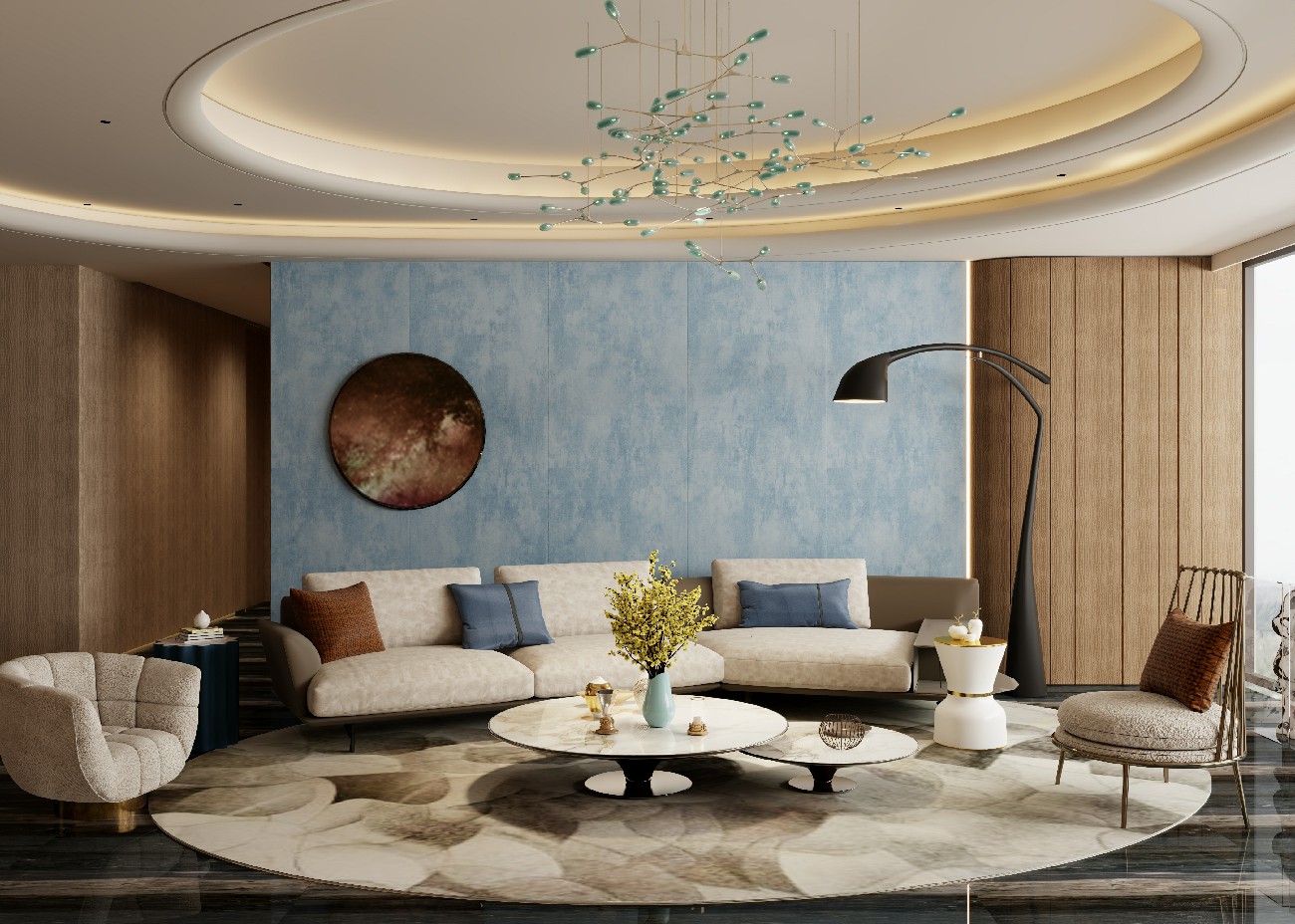 9JS1227-031-華韻祥云-淺藍(lán)-2面混鋪-LUKAS