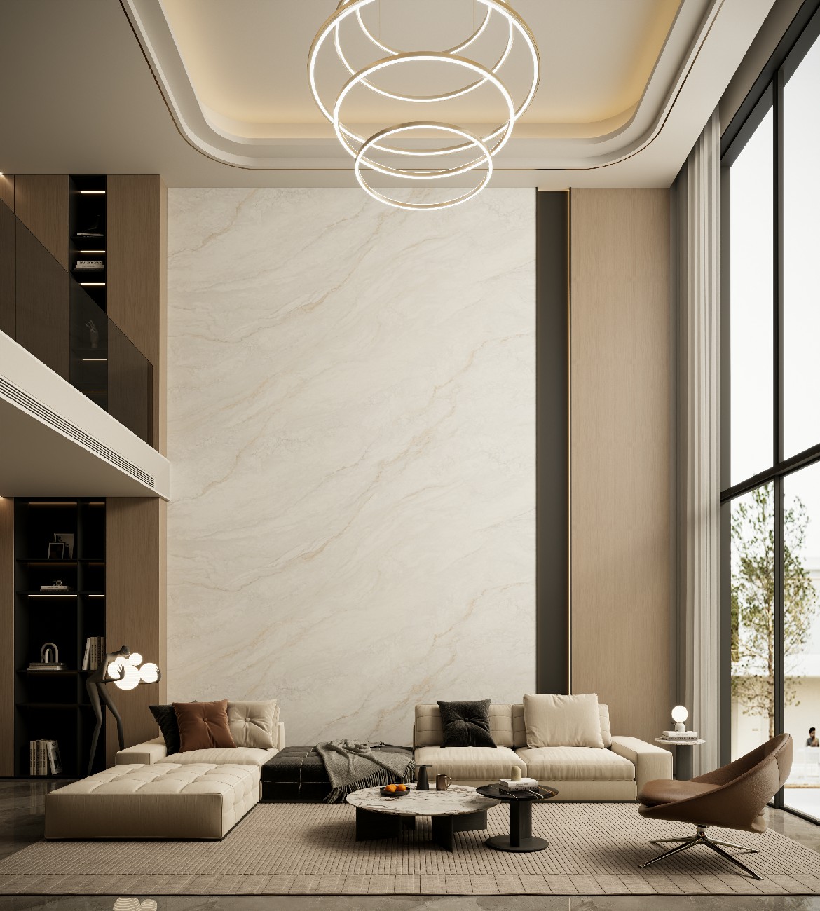 9FP927-334-1-2-3-4_塔米灰-4面上下左右無限連紋-效果圖