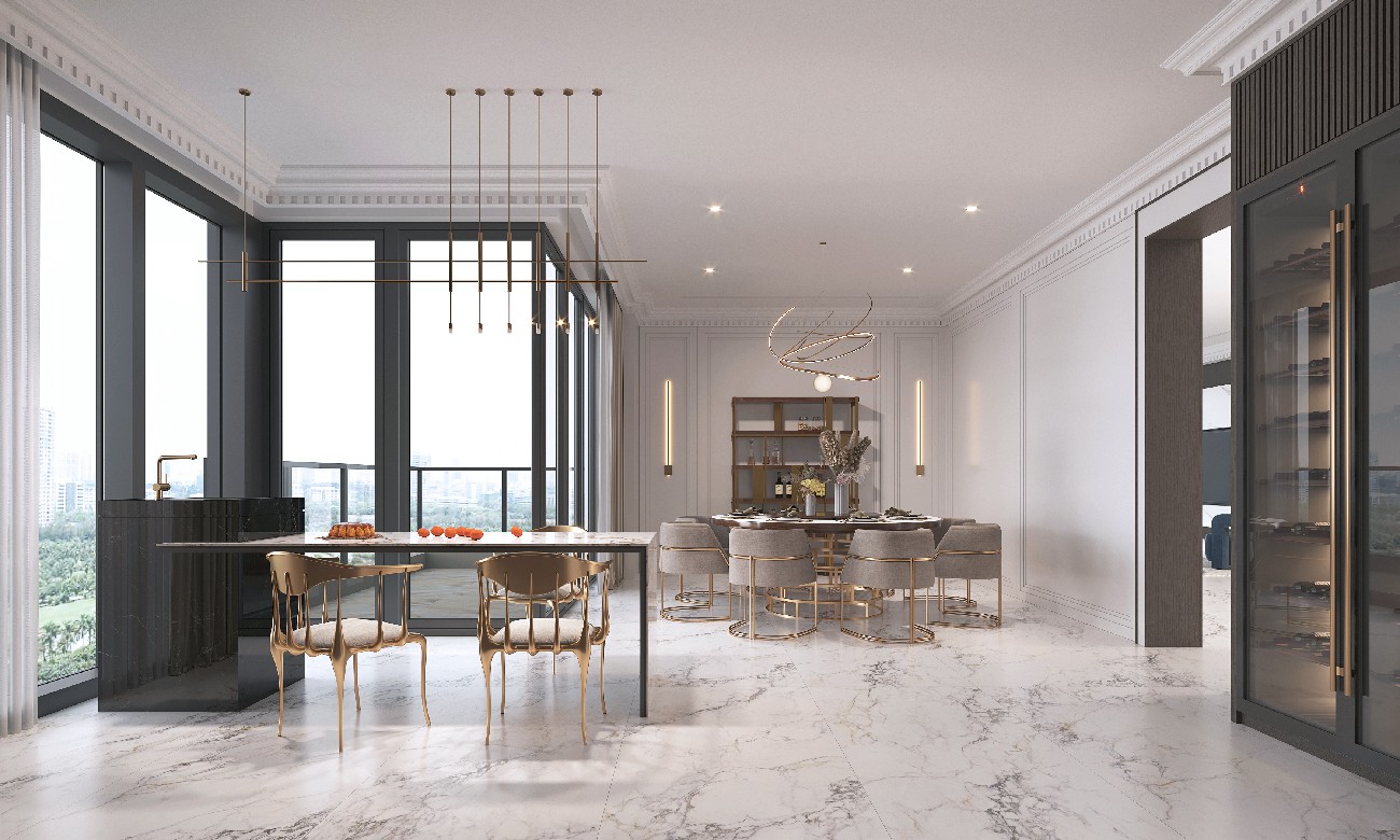 9RG927-515圣羅蘭白-4面混鋪-效果圖