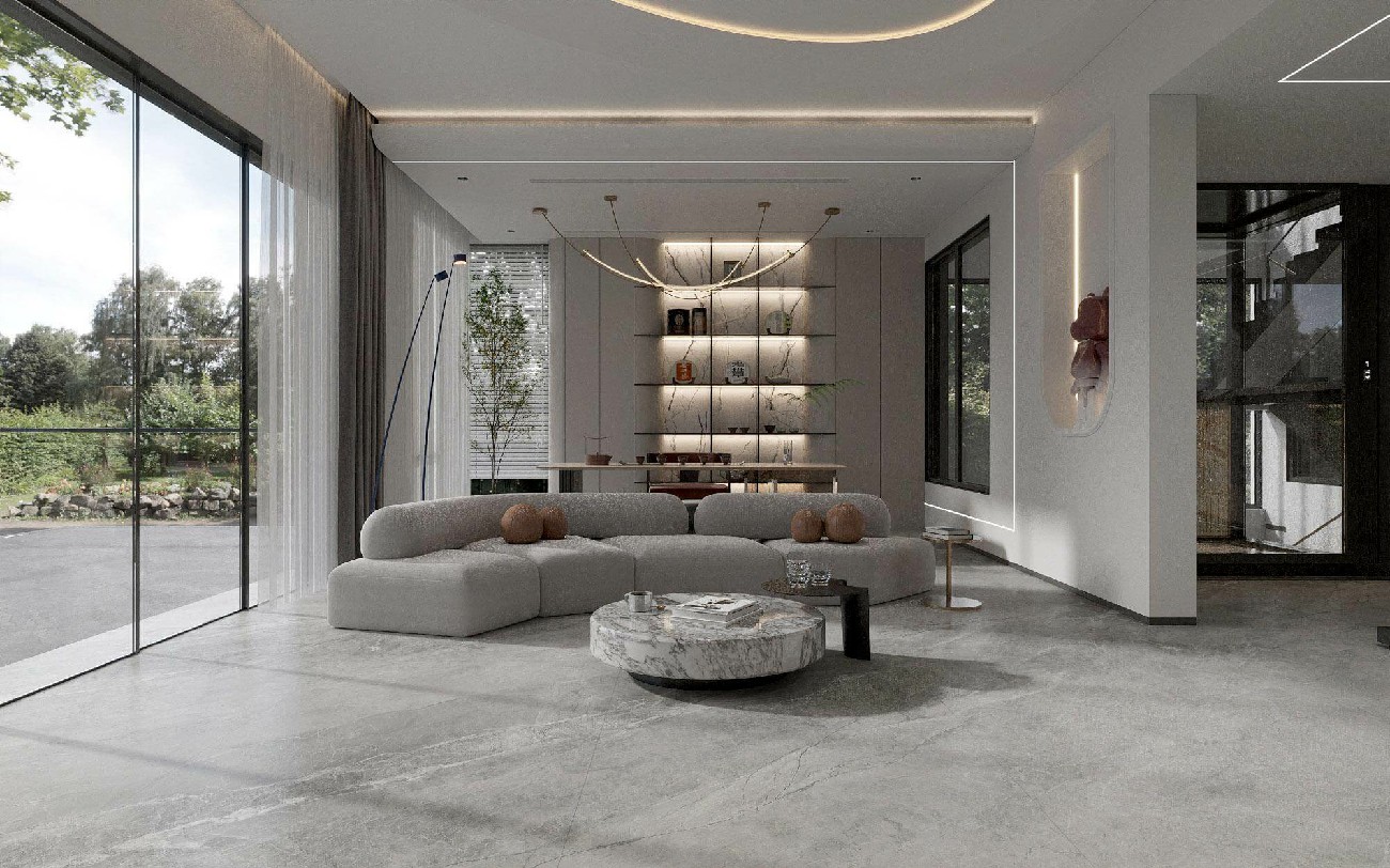 9RG927-509-1-2-3-4諾貝爾灰-4面上下左右無限連紋-效果圖