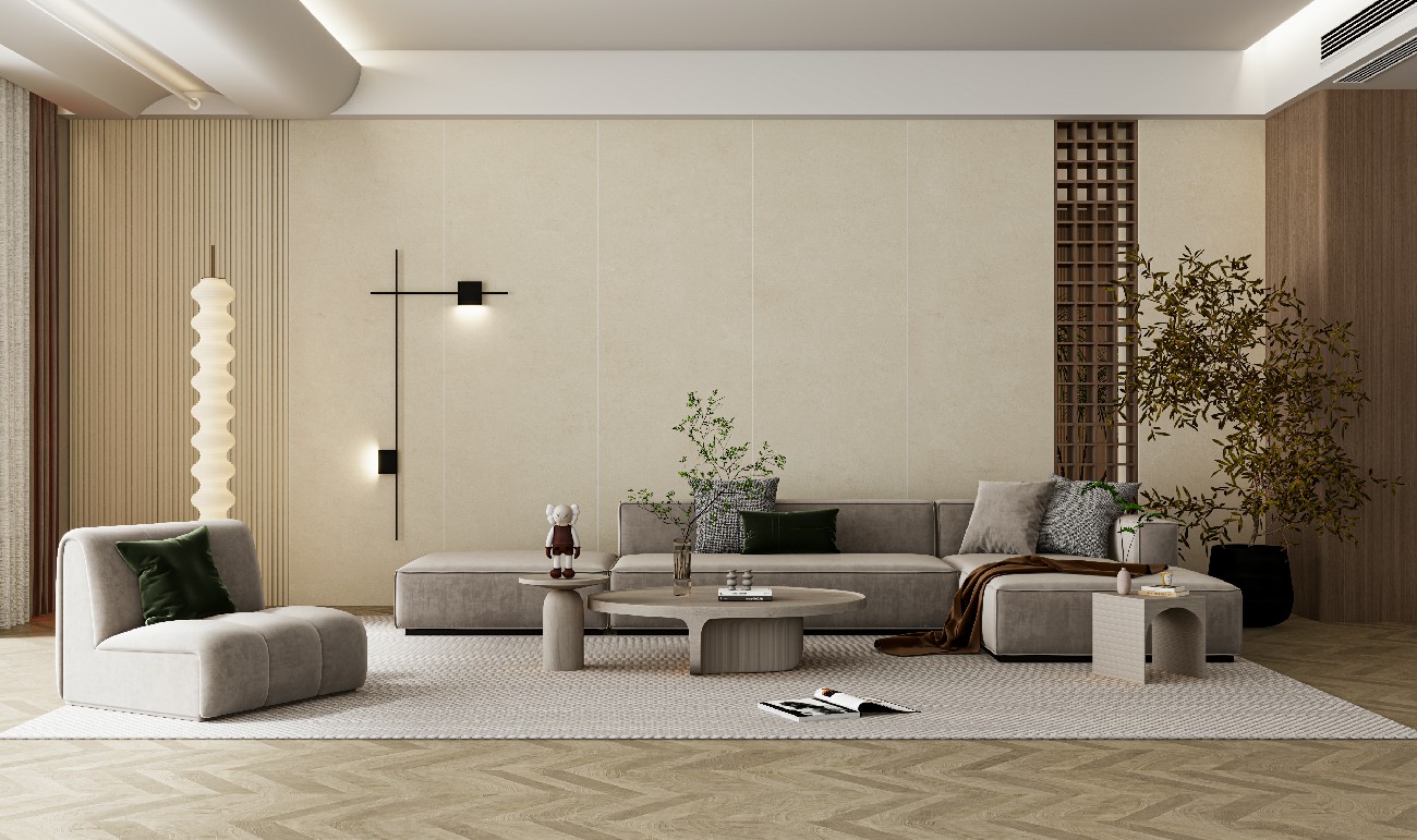 9RG927-502洛可可奶黃-4面混鋪-效果圖