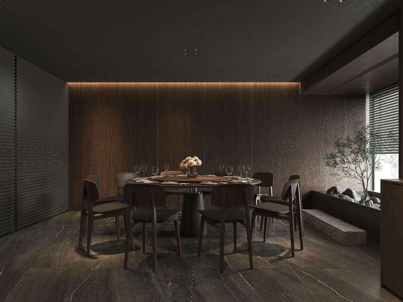 9GD927-439-南美柚木-深實木色-4面混鋪-波