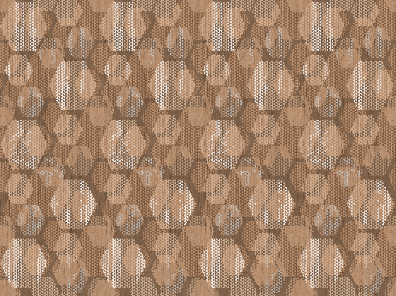 9GD927-442木與石拼花3-1面上下左右無限連紋-拼