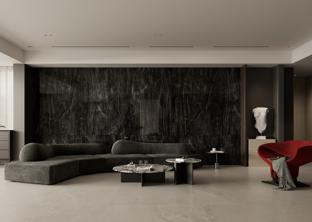 9LG1218-039-羅馬墨玉-6面混鋪-lukas