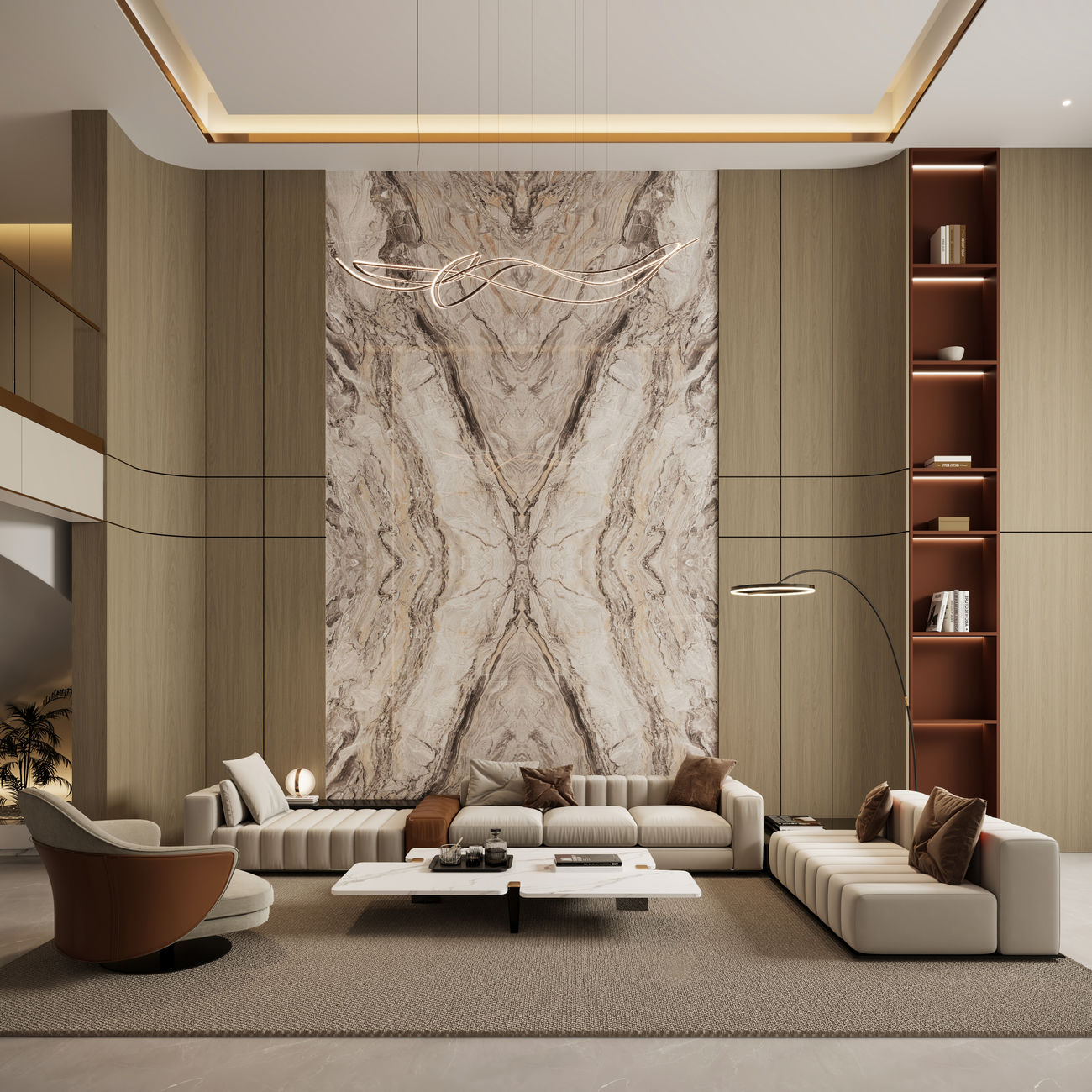 12S1632367C-1-2-新威尼斯棕-2面鏡像對紋-lukas